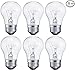 Sterl Lighting - Pack of 6 Bulbs, 40-Watt Decorative A15 Incandescent Light Bulb Medium Standard Household Base (E26), Crystal Clear