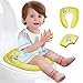 Iserlohn Portable Travel Potty seat with Carry Bag, Lightweight Folding Potty Training Seat Covers for Baby, Kids and Toddlers, Yellow