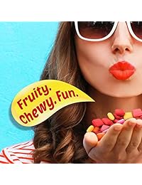 STARBURST Minis 100 Calories Original Fruit Chew Candy - Bolsa de pescar (12 unidades)