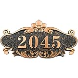 Customized Home Address Number Sign Personalized Cast Plaque Custom House Door Room Acrylic Plate for Home Office Hotel Apartment (3-4 Numbers)