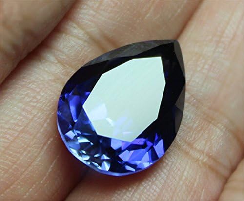 Sapphire Pear Shaped Faceted Gemstone Teardrop Cut Sapphire Gem Multiple Sizes to Choose C86S