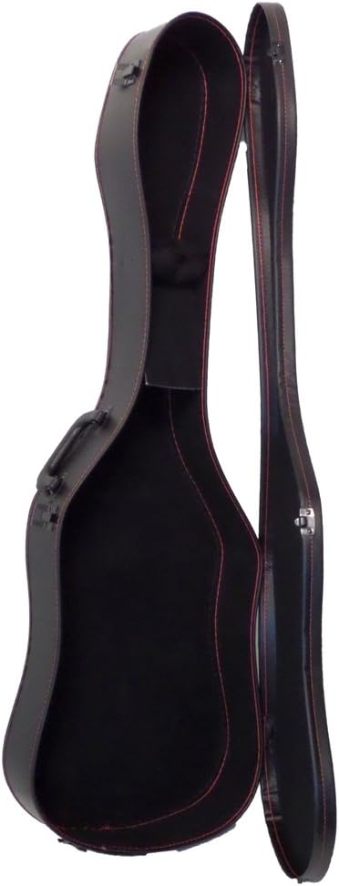 Performance Plus GE201ES LP Style, Single Cutaway Guitar Case - Black Euro-Style Chipboard