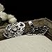 Ruihfas Pack of 2 Vintage Women's Removable Rhinestones Shoes Clips Decoration Wedding Party (Black Rhinestone)