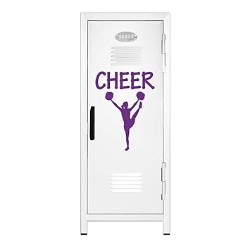 Amazon Com White Lavender Cheer Mini Locker Gift 10 75 Tall