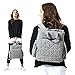 SoHo Kenneth Diaper Backpack 6Pc Set Tote Bag, Gray