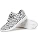 JACKSHIBO Men Women Unisex Couple Casual Fashion Sneakers Breathable Athletic Sports Shoes,White,Men 11(M)US 46EU