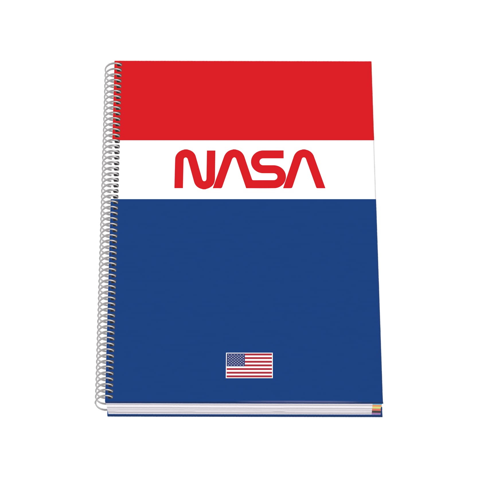 Dohe - A4 Notebook (Lined cover - interior 5 mm) - Nasa - FSC Mix AEN-COC-000243 - Flag