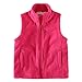 LittleSpring Toddler Girls Fleece Vests Zipper Lightweight Soft Hot Pink, Size 4