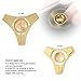 Anself Mini Premium Metal Alloy Tri Fidget Hand Finger Spinner Spin Triangle Widget Focus Toy for ADHD Children Adults Relieve Stress Anxiety Boredom Lasting for 2 to 6 Minutes