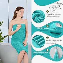 4 Piece Bath Towel Oversized Bath Sheet