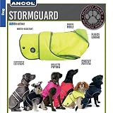 Ancol Muddy Paws All Weather Stormguard Dog Coat Black 40 cm to 65 cm view 9