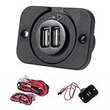 WINOMO Car Charger Dual USB 2.1A 5V Power Outlet Cigarette Lighter for Phone GPS Camera