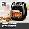 Tower-T17038-5-in-1-Air-Fryer-Oven-with-Rapid-Air-Circulation-Manual-Control-and-60-Minute-Timer-11-Litre-Black Tower T17038 Xpress 5-in-1 Manual Air Fryer Oven with Rapid Air Circulation, 60-Minute Timer, 11L, 2000W, Black