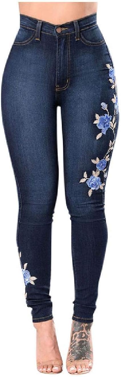 jean femme push up taille haute