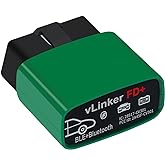 VGATE vLinker FD+ OBDII Scanner OBD2 Bluetooth Automotive Scanner Diagnostic Tool for iOS, Android &amp; Windows, Code Reader and Reset for Car Truck Check Engine Code Read and Clear &amp; Scan Tools