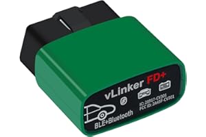 V-gate vLinker FD+ OBDII Scanner OBD2 Bluetooth Automotive Scanner Diagnostic Tool for iOS, Android & Windows, Code Reader and Reset for Car Truck Check Engine Code Read and Clear & Scan Tools
