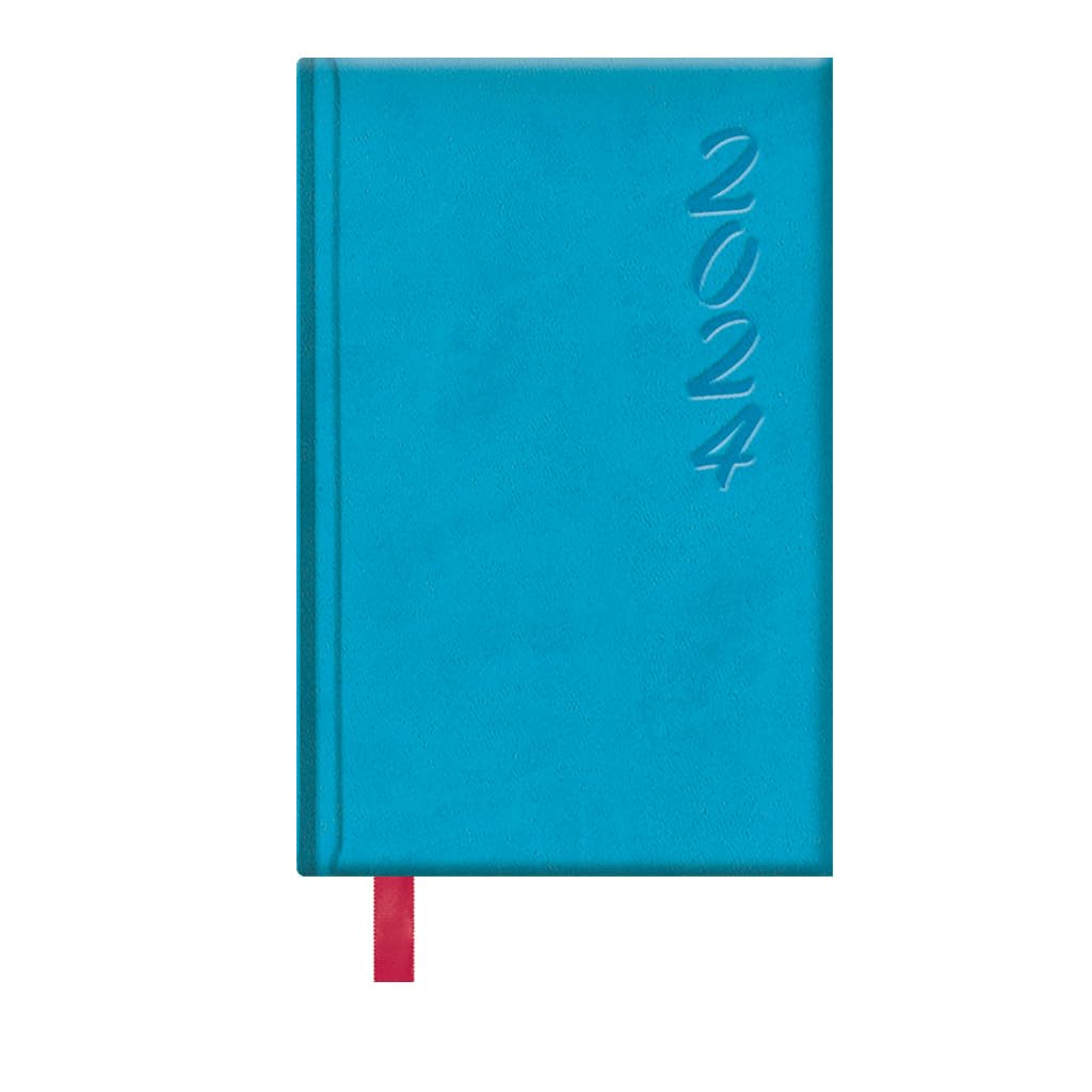 dohe – Pocket Agenda 2018, Weekly View with Weekly View Design, 8.5 x 13 cm 8.5 x 13 cm Blue Turquoise