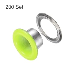 HARFINGTON 200 Set Color Round Grommets 6mm