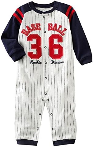 Sunday Park Baby Boy Long Sleeve Sportsman Romper Jersey (9-12 Months)