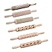 alextreme Christmas Embossing Rolling Pin Christmas Gingerbread Cookies Rolling Pin