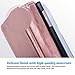 ULAK Galaxy S7 Case, Magnetic Premium PU Leather Flip Wallet Case Stand Folio Cover with Built-in 9 Slots and Wrist Strap for Samsung Galaxy S7 (5.1 inch) 2016 Release (Rose Gold) Will not Fit S7 Edge