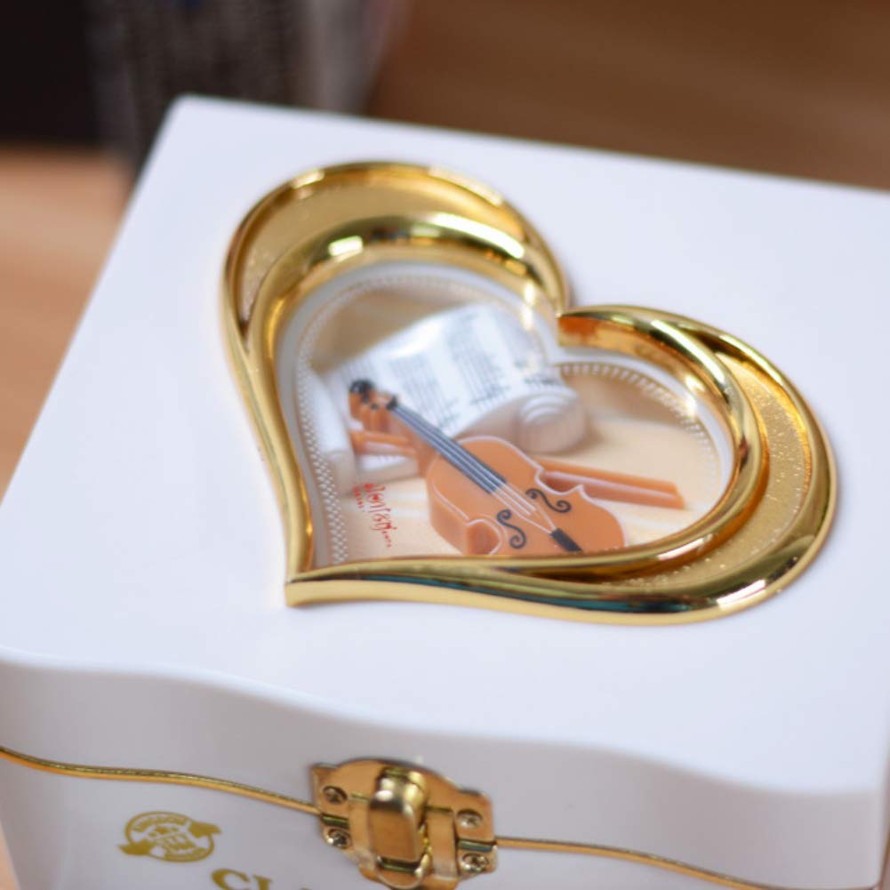 Dkhsy Musical Jewelry Box Music Box Jewel Storage Case Dancing