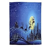 Holiday Christmas Decorative Flannel Fabric Blanket