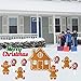 Gingerbread House - Christmas Lawn Display/Yard Card Set - 7 pcs total by VictoryStore