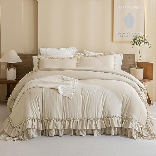 Masaca Ruffled Comforter Set Queen