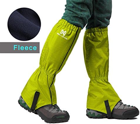 Moon Lence Waterproof Compact Climbing Leg Gaiters, Breathable Outdoor Hiking Leggings Nylon Cloth Dust-proof Gaiters Snowshoeing For Walking Climbing Hunting Backpacking