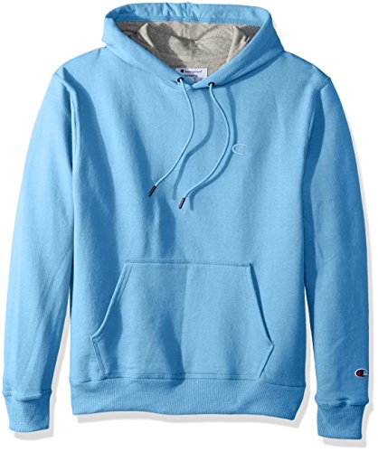 Champion Men's Powerblend Pullover Hoodie, Swiss Blue, 2X Large
