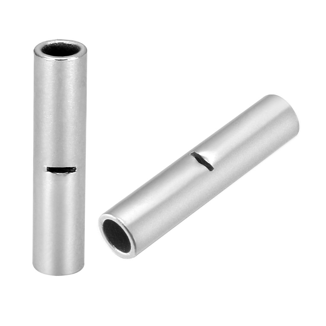 sourcingmap 200pcs Non Insulated Connectors Electrical Wire Ferrule Cable Crimp Terminals for 22-16 AWG Cable Wire