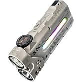 LOOP GEAR SK05 PRO Mao EDC Flashlight 4360 Lumens, 8000mAh Rechargeable LED Flashlight &amp; PowerBank, 3-in-1 Lighting Modes (Flood/Spot/Side Light) for Camping, Hiking, Emergency,Outdoor (Marble Gray)