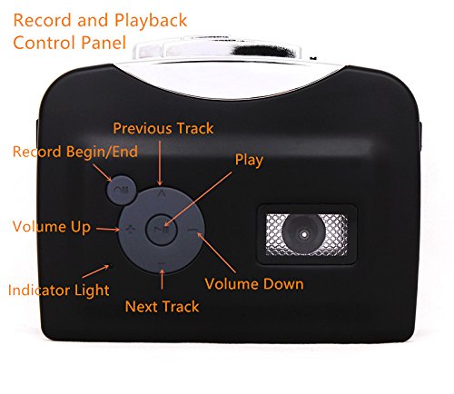 Arrela Portable Ezcap USB Portable Cassette to MP3 Converter Tape-to-MP3 Player Through USB Flash Disk with Headphones - Thumbnail 4