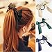 Cuhair(tm) 4pcs New fashion Women Girl ribbon bow multi-layer fabric large flower Ponytail Holders Hair Tie Assorted Rope Rubber Bands Accessories