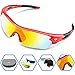 TOREGE Polarized Sports Sunglasses for Men Women Cycling Running Driving Fishing Glasses TR002