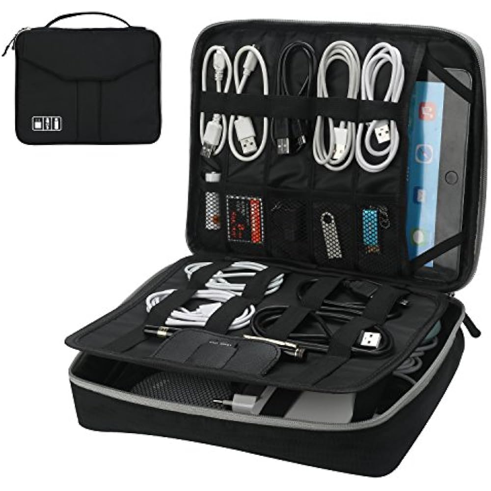 Electronics Electronic Organizers Organizer, Double Layer Travel Bag