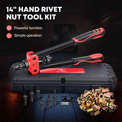 Kohree Rivet Nut Tool, Upgraded Rivnut Tool Kit Rivet Tool Set with 8