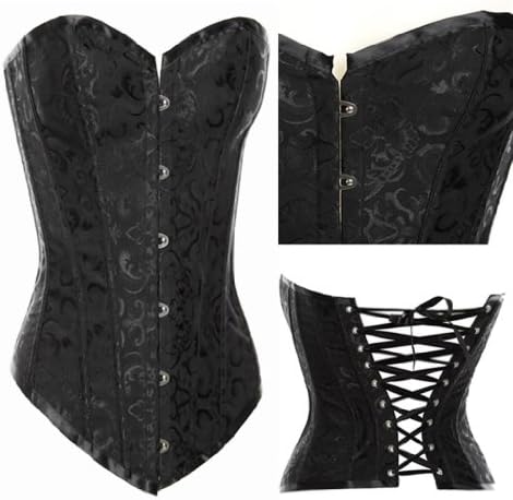Alivila.Y Fashion Womens Vintage Sexy Women's Brocade Overbust Boned Corset