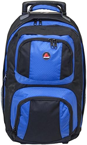 MERIT Rolling Wheel Backpack (52185-3-color variety) (ROYAL BLUE)