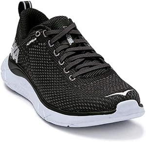 Image of HOKA ONE ONE Women's Hupana Running Sneaker,Black/Dark Shadow,US 5.5 M