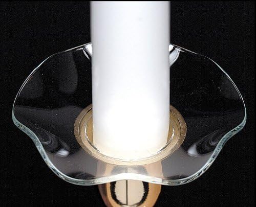 14 Glass Candle Bobeches Scallop Edge 