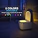LED Toilet Bowl Night Light, Motion Sensor Activated Nightlights USB Rechargeable Colorful Toilet Light (1 PCS)