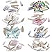 Nizi Jewelry For 3D Nails Art Deacrations 3x10mm 50pcs Long Water Drop Strass Glass Non Hotfix Crystal Rhinestones Many Colors to Choose (Rainbow)