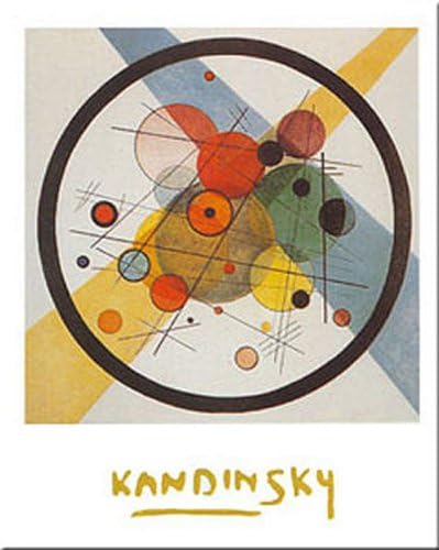 Circles In A Cirlce by Wassily Kandinsky 39.5 X 27.5 Art Print Poster