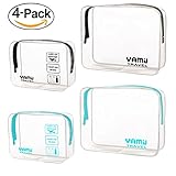 TSA Approved Toiletry Bag Travel Accessories Waterproof Airline Clear Kit 3-1-1 TSA Quart Travel Bag Travel Size Toiletries Bag for Men&Women 2-Size