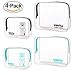 TSA Approved Toiletry Bag Travel Accessories Waterproof Airline Clear Kit Quart Travel Size Toiletries Bag for Men/Women（2-SIZE)
