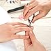 Stainless Steel Cuticle Nipper/Cutter/Clipper (Full Jaw, 4-Inch) Stainless Steel with Double Springs - Durable Manicure/Pedicure and Nail Art Tool - by Utopia Care