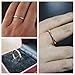King Will Glory 2mm Rose Gold Thin Tungsten Ring Wedding Band High Polished for Men Women