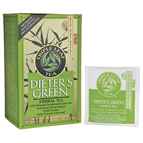 Tea Herbal Triple Leaf Brand Dieters Tea, Green, 20Count 11street